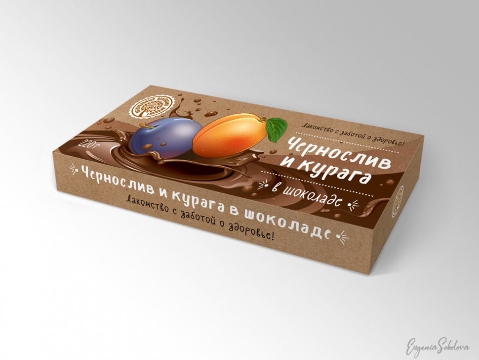 Чернослив и курага в шоколаде, 220г в Заинске