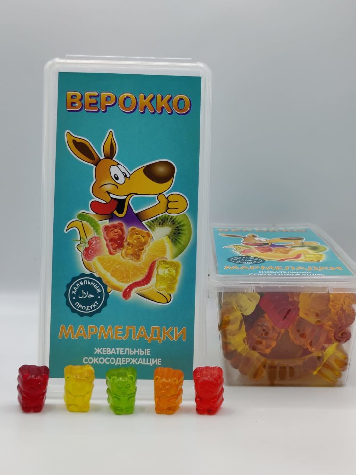  Жевательный мармелад Мишки фруктовые, 250г   в Заинске