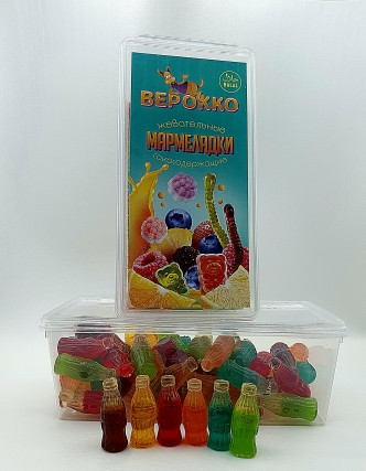  Жевательный мармелад Бутылочки МИКС, 250г      в Заинске