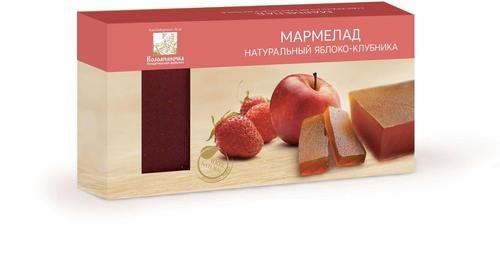  Мармелад пластовый 210г Яблоко-Клубника в Заинске