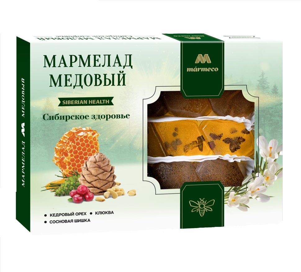  Мармелад медовый "Сибирское здоровье" без сахара 200г  в Заинске