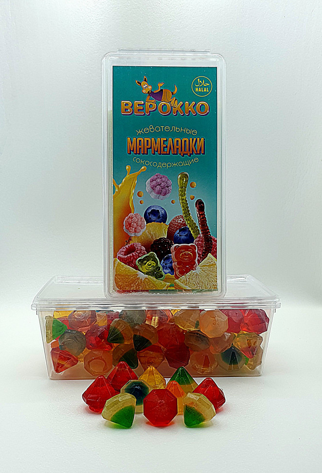  Жевательный мармелад Самоцветы, 250г      в Заинске